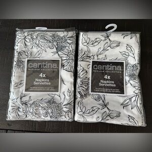 Madison Collection Black and White Napkins